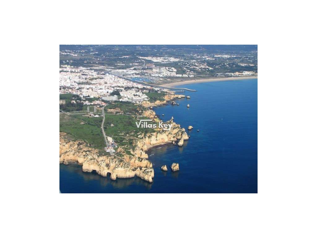 Lote de terreno com vista mar, junto à Praia D. Ana com projeto apr... - Grande imagem: 3/17