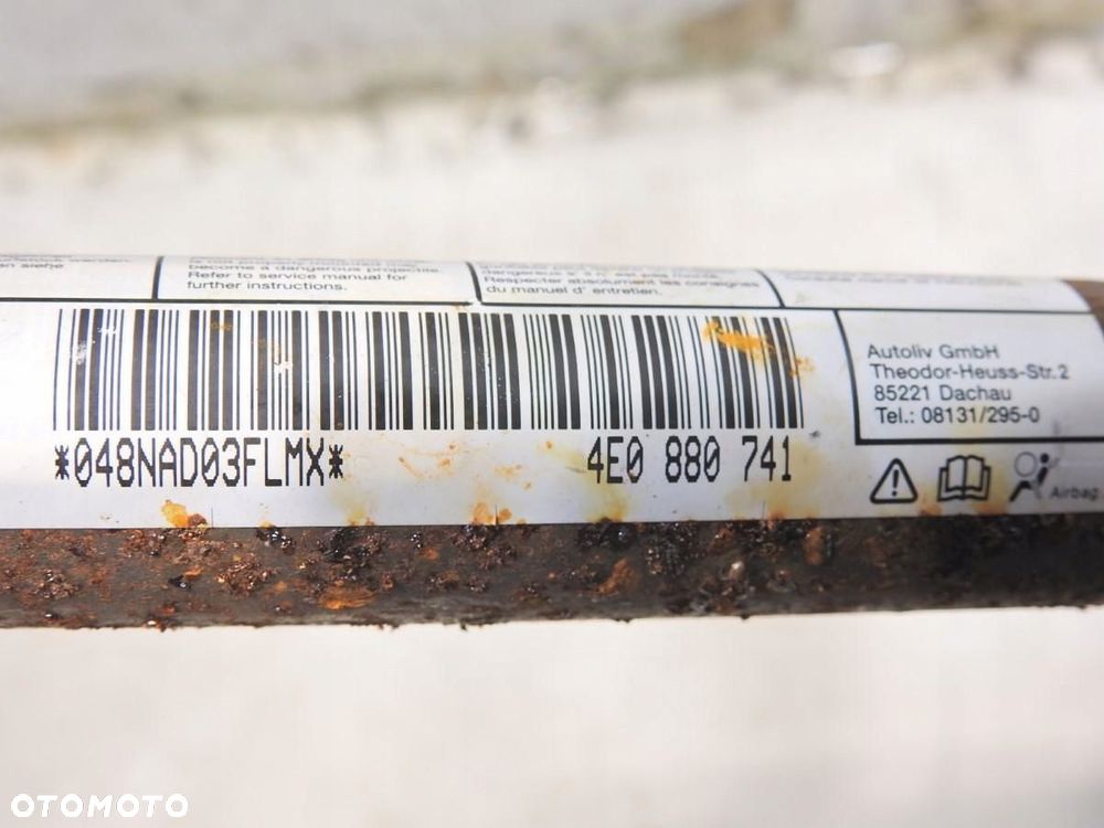 KURTYNA AIRBAG LEWA AUDI A8 D3 4E0880741 - 6