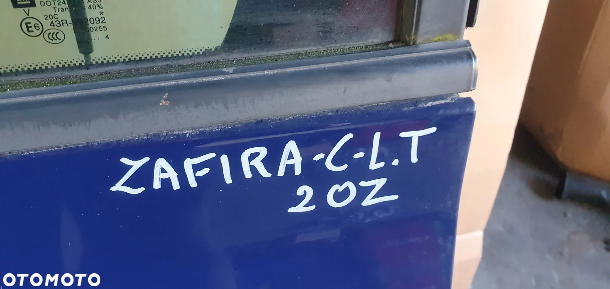 Drzwi lewy tył tylne lewe Opel Zafira C 20Z - 9