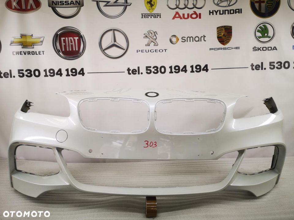 BMW 2 M2 F45 / F46 M-PAKIET ZDERZAK PRZEDNI PRZÓD BIAŁY NA PDC nr aukcji nz303 - 1