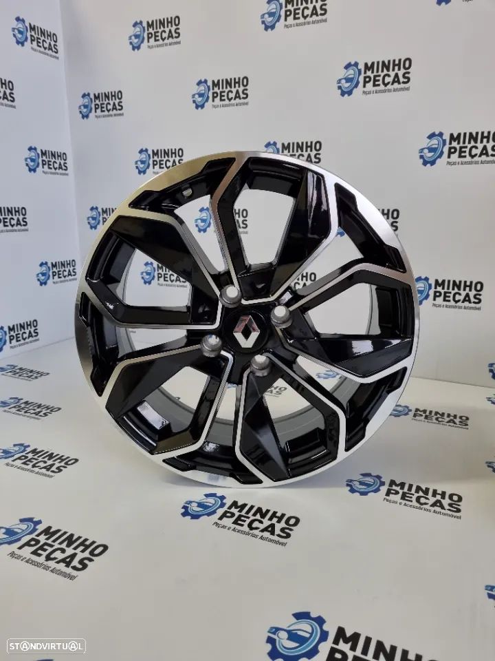 Jantes Renault Clio em 14 Preto Polido - 8