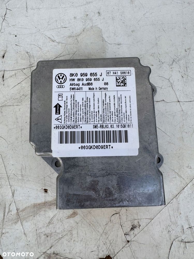 MODUŁ SENSOR PODUSZEK AIRBAG AUDI A5 8T 8K0959655J - WAWA