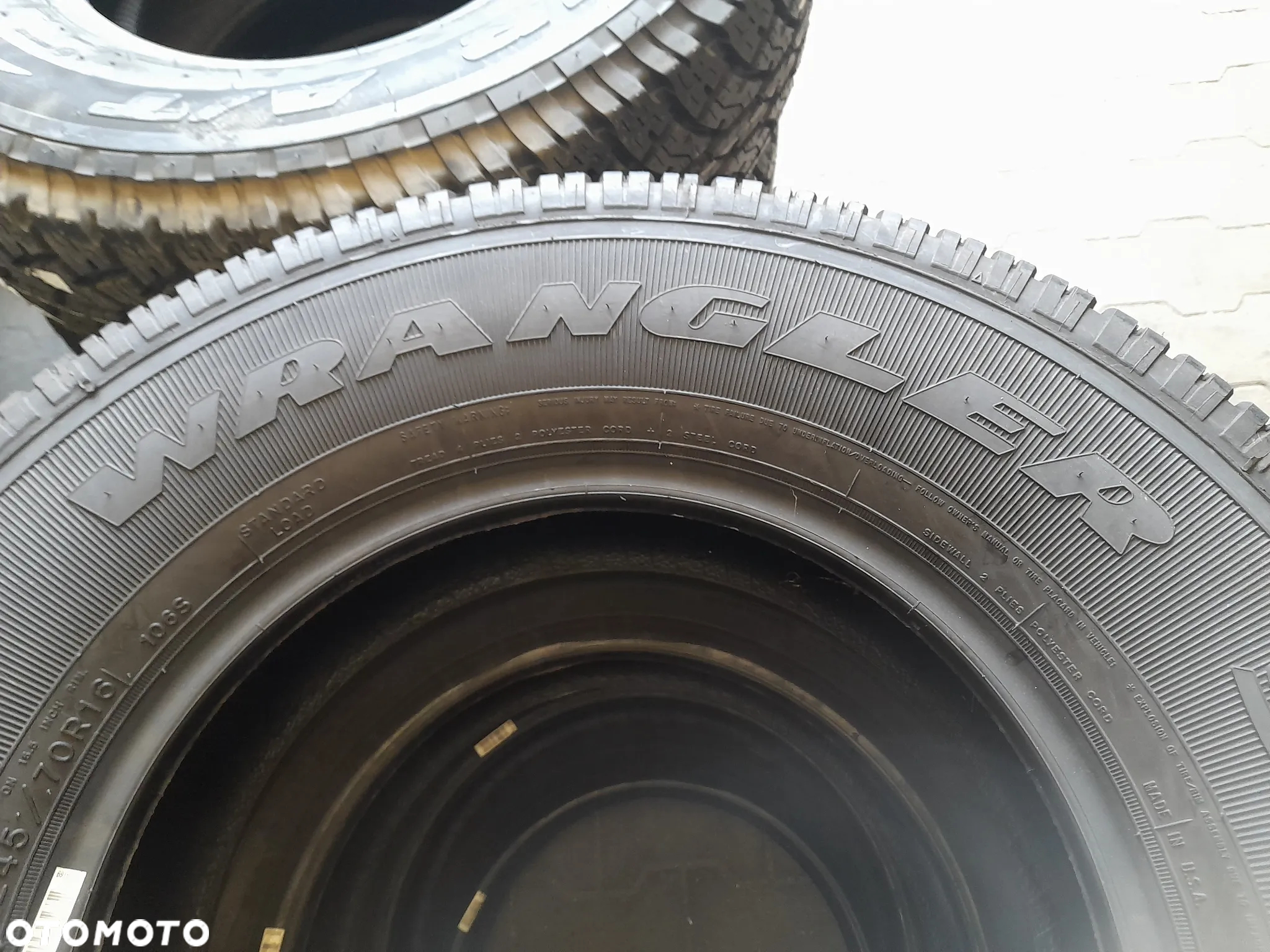 Opony letnie GOODYEAR WRANGLER SR-A M+S 106S 245/70/R16 - 3