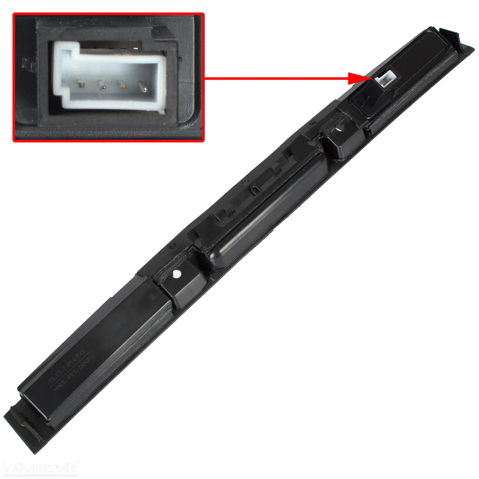 puxador punho botao porta mala bmw x3 E83 (novo) - 2