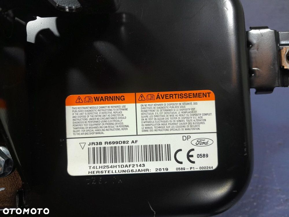 FORD MUSTANG VI LIFT DESKA ROZDZIELCZA KONSOLA AIRBAG PODUSZKI EU - 9