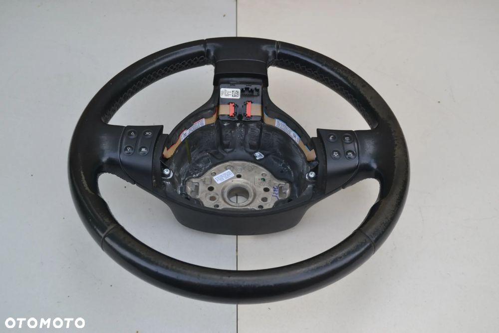 VW PASSAT B6 GOLF V PLUS POLO CADDY JETTA KIEROWNICA TRÓJRAMIENNA MULTIFUNKCJA SKÓRA 3C0419091R - 4