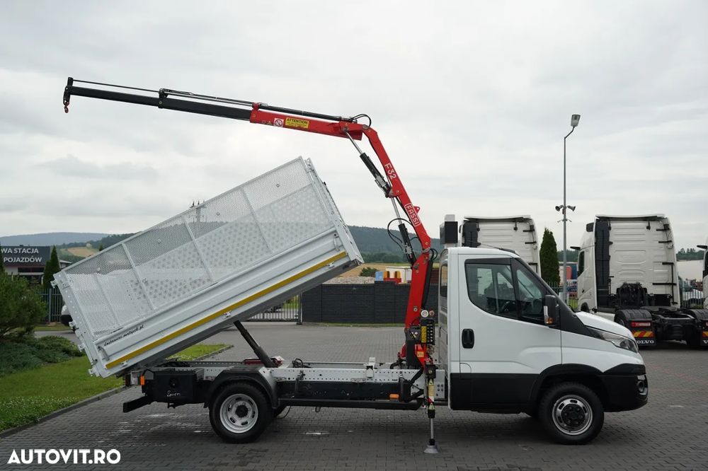 Renault MAXITY 140 DXI / BASCULATOR / + HDS FASSI F22A / CAPACITATE DE RIDICARE 995 KG / ATRACȚIE 5,5 M / IMPORTAT - 7
