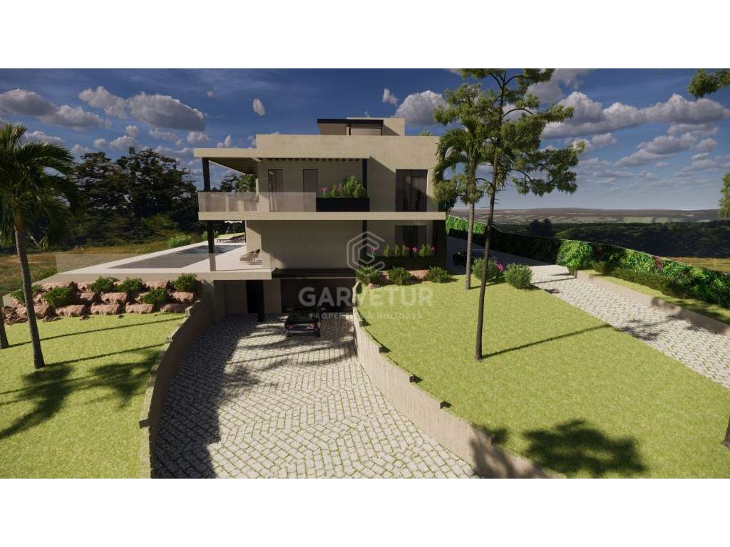 Excelente projeto de uma moradia isolada T5 de arquitetura contempo... - Grande imagem: 4/12