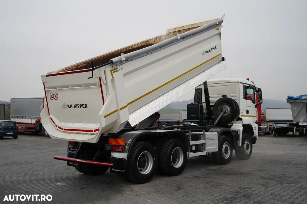 MAN TGS 41.460 / 8X8 / ​​​​BASCULĂ SPATE / KH KIPPER / MANUALĂ / NAVI / EURO 6 - 4