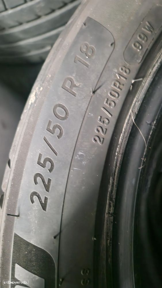 2 PNEUS 225/50/18 99W MICHELIN PRIMACY 4 COM MAIS DE 90% DE PISO - 2