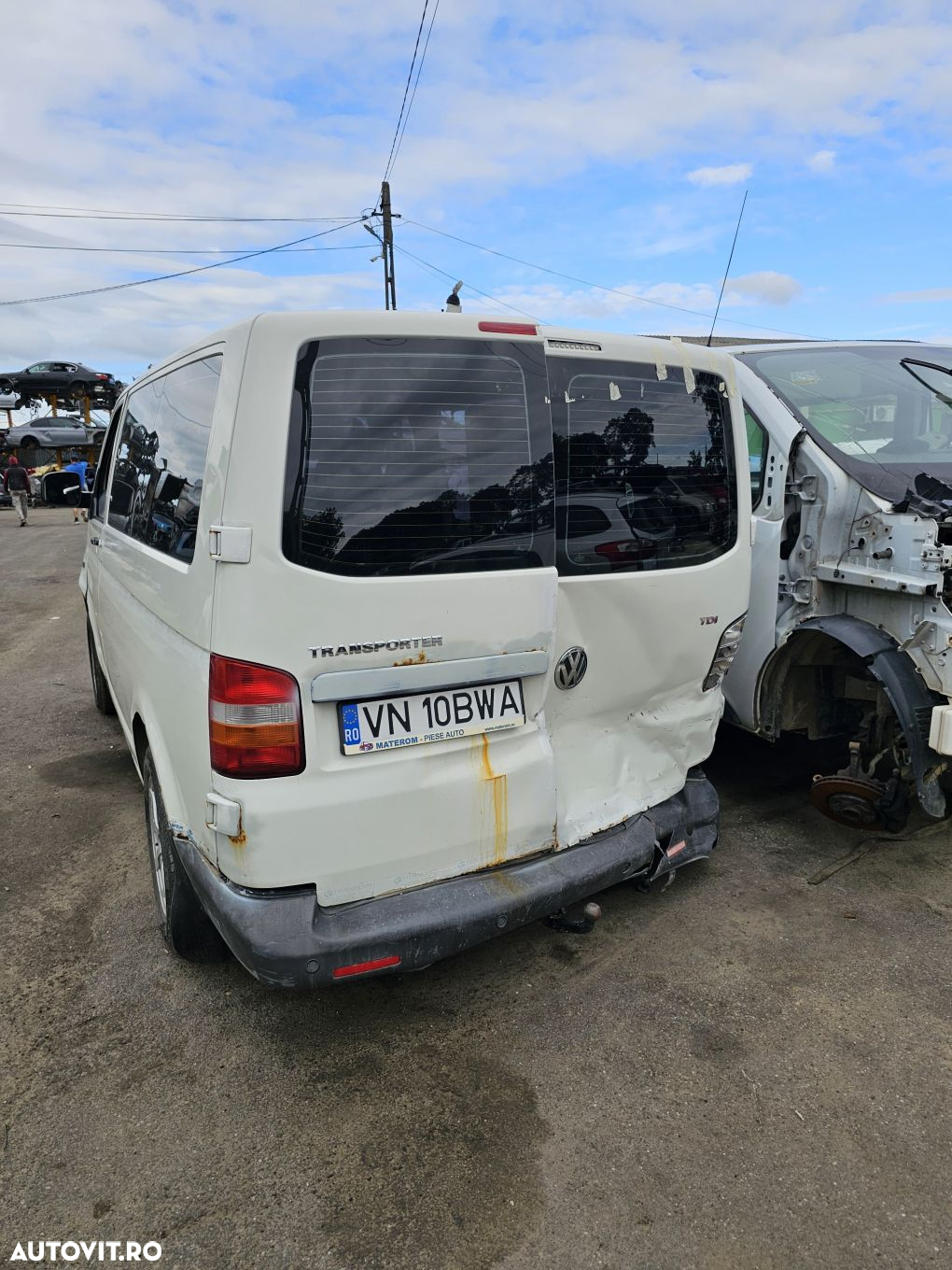 Balama capota  dreapta 7h0823302d Volkswagen VW Transporter T5 [2003 - 6