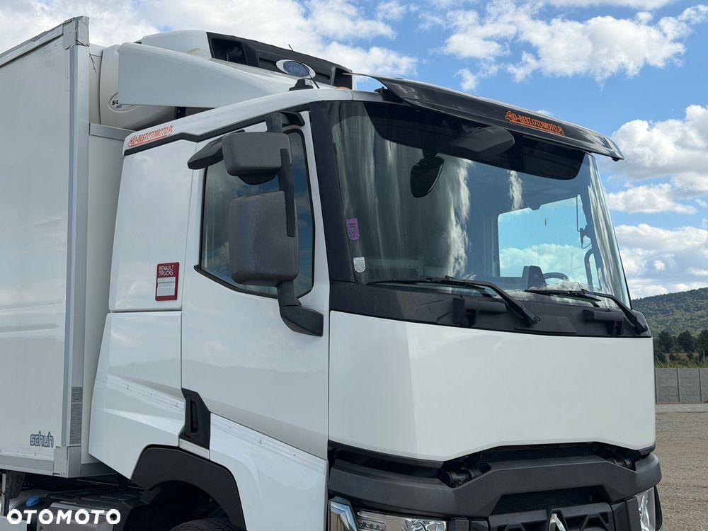 Renault T380 / CHŁODNIA / DRZWI-WINDA / 18 EUROPALET / AUTOMAT / SYPIALKA / CARRIER / 410 TYŚ KM / SPROWADZONA - 17