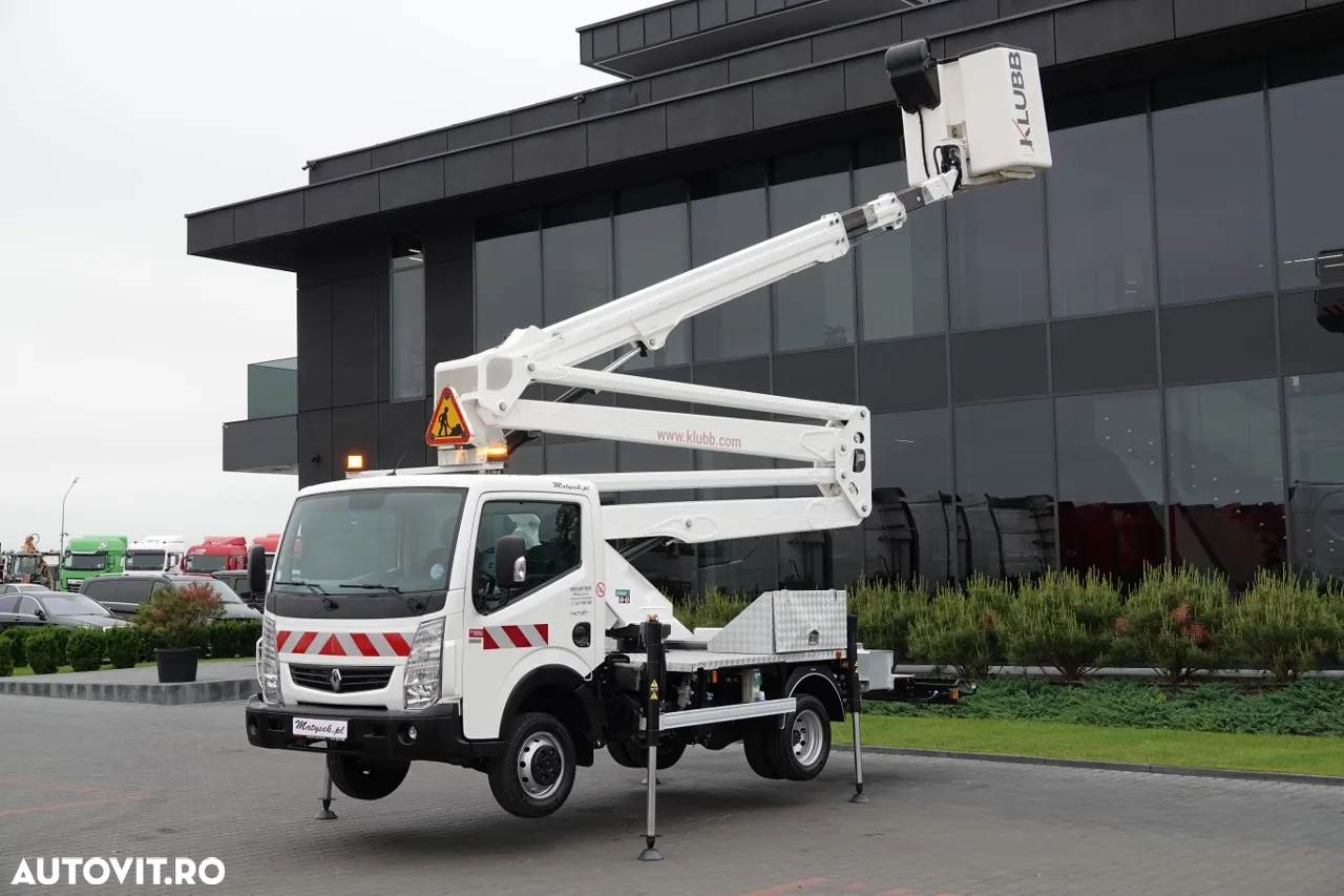 Renault MAXITY 130,35 / 20 METRI LIFT / KLUBB VAT-66-NLX COS / COS 2 PERSOANE - 250 KG / DUPA CONTRACTUL DE SERVICE - 4