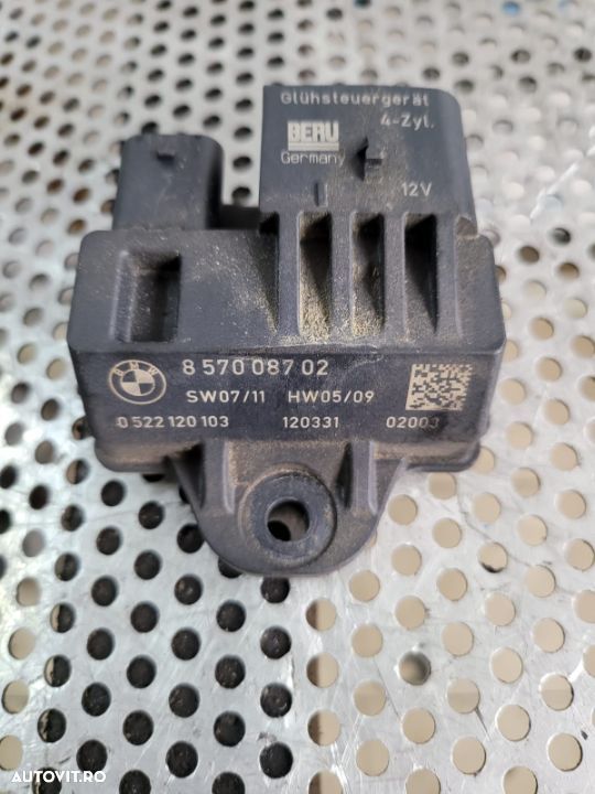 Releu Bujii BMW F20 F21 F30 F31 X3 X4 F25 F26 F10 2.0 D Motor N47 Cod 8570087 - 4