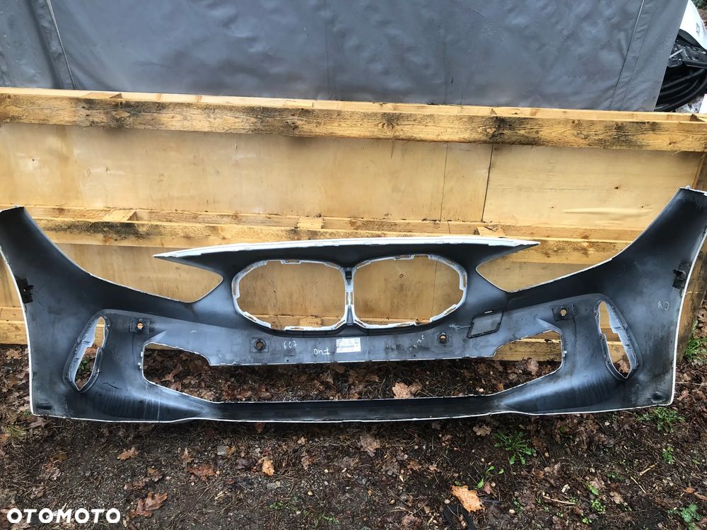 Zderzak przód, Listwa progowa prawa - BMW 1 F40 Bordowy / Biały- 51778079666 - 9