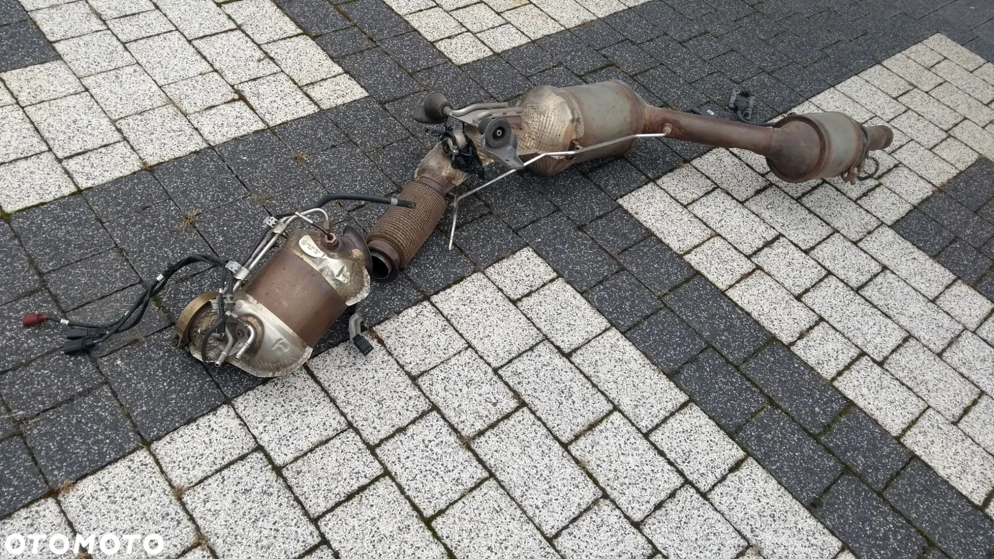 Kompletny układ wydechowy 2N0131700B Katalizator 2N0131723H DPF Czujnik NOX Sonda Wtryskiwacz adblue VW Crafter II Man TGE 2.0 TDI 2N0131690S - 1