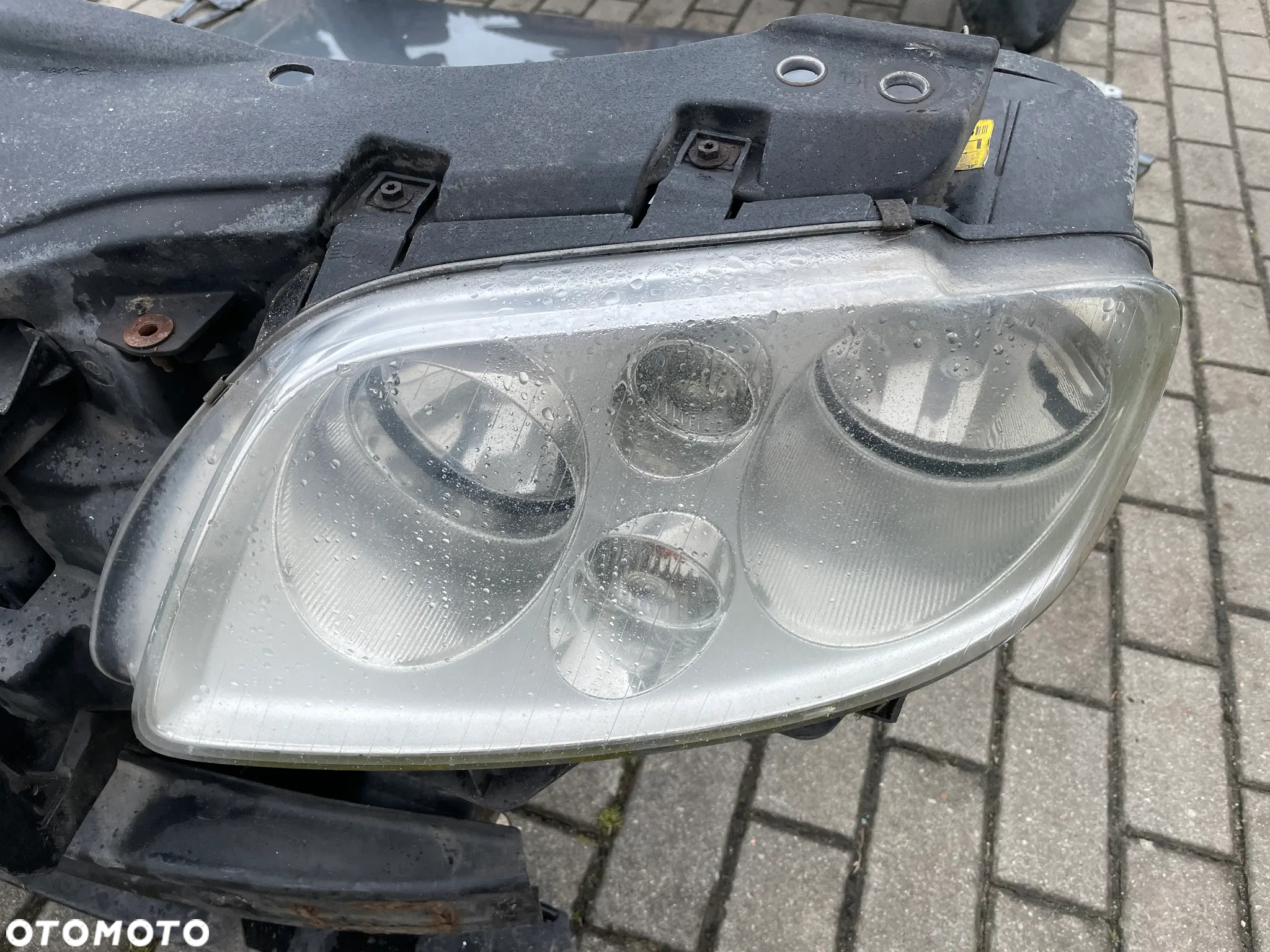 VW TOURAN I PRZÓD KOMPLETNY ZDERZAK MASKA LAMPA LEWA PRAWA PAS PRZEDNI 2,0TDI LD7X - 2