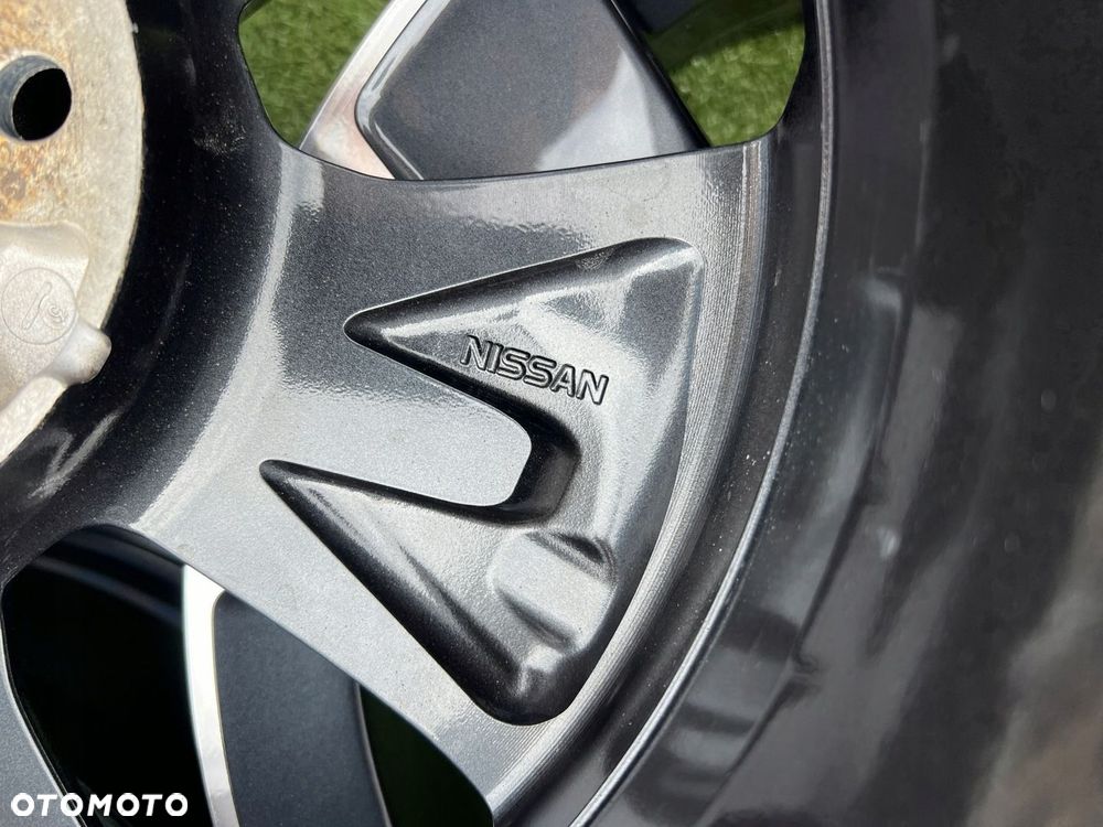 KOMPLET FELG FELGI ALU NISSAN LEAF QASHQAI TOWNSTAR 17 ET45 ORYGINALNE - 11