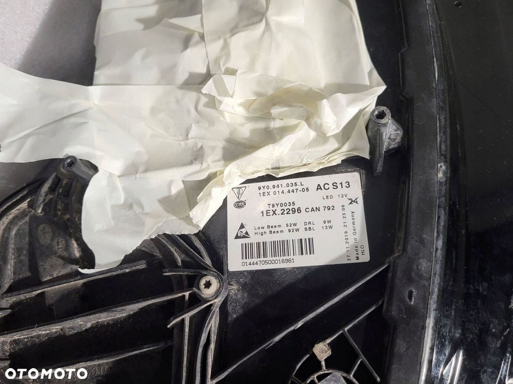 porsche cayenne 9y0 matrix led komplet lamp przednich 9y0941035l / 036l - 7