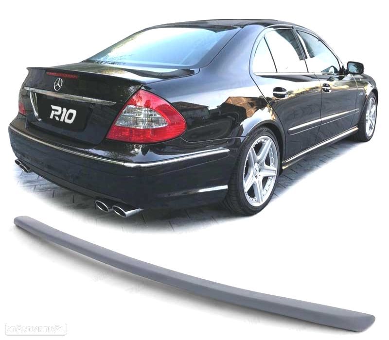SPOILER TRASEIRO MERCEDES W211 02-08 LOOK AMG - 1