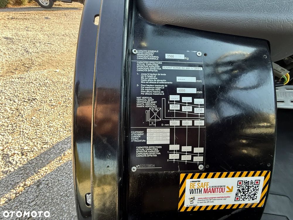 Manitou MSI 35 MSI35 / PIĘKNY / 2020 ROK! / TYLKO 1890 MTH / ORYGINAŁ / Z NIEMIEC / DIESEL / UDŹWIG 3,5T / 30 MSI30 35D - 20