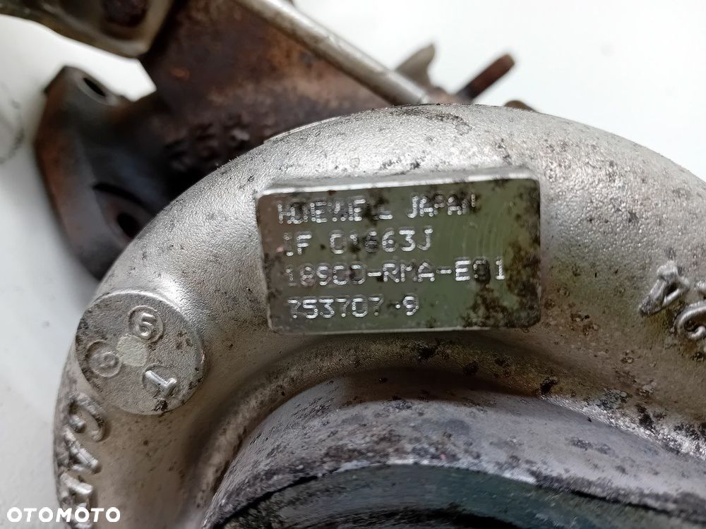 TURBINA HONDA FR-V 753707-9 18900-RMA-E91 2.2 I-CTDI - 9