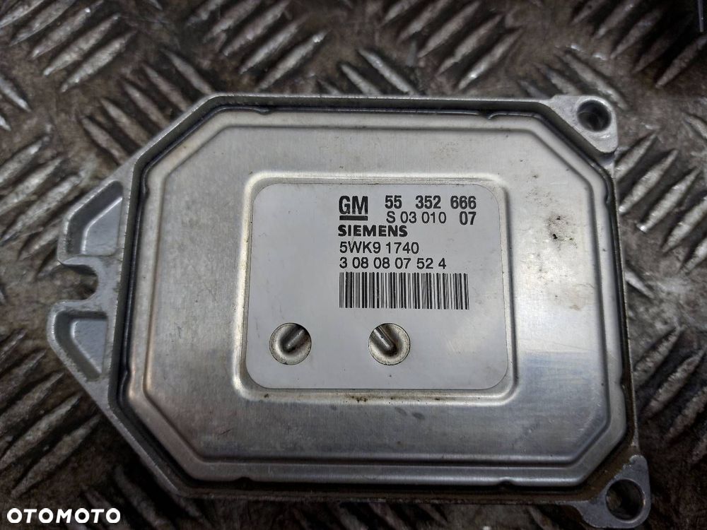 ZESTAW STARTOWY OPEL VECTRA C 1.8 16V 55352666 24443147 13112914 13132473 - 2