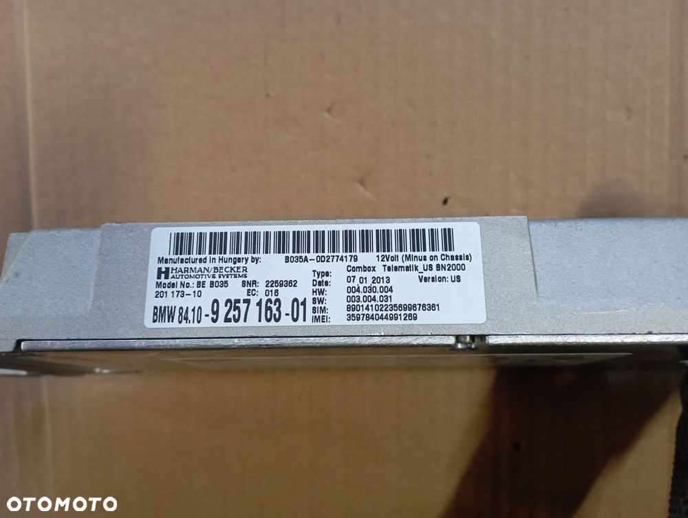 BMW X5 E70 TUNER WZMACNIACZ 9257163 - 4