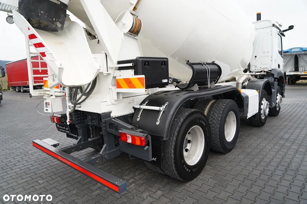 Mercedes-Benz AROCS 3240 / GRUSZKA 9M3 / 8x4 / BETONOMIESZARKA / AUTOMAT /  ALUFELGI / - 12