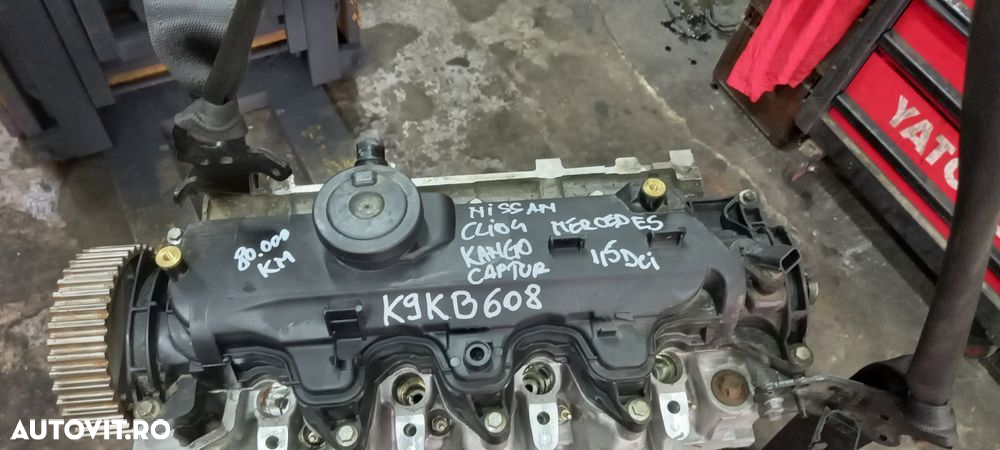 Motor K9KB608 Renault Captur Clio Dokker 1.5 dci 2015 - 2