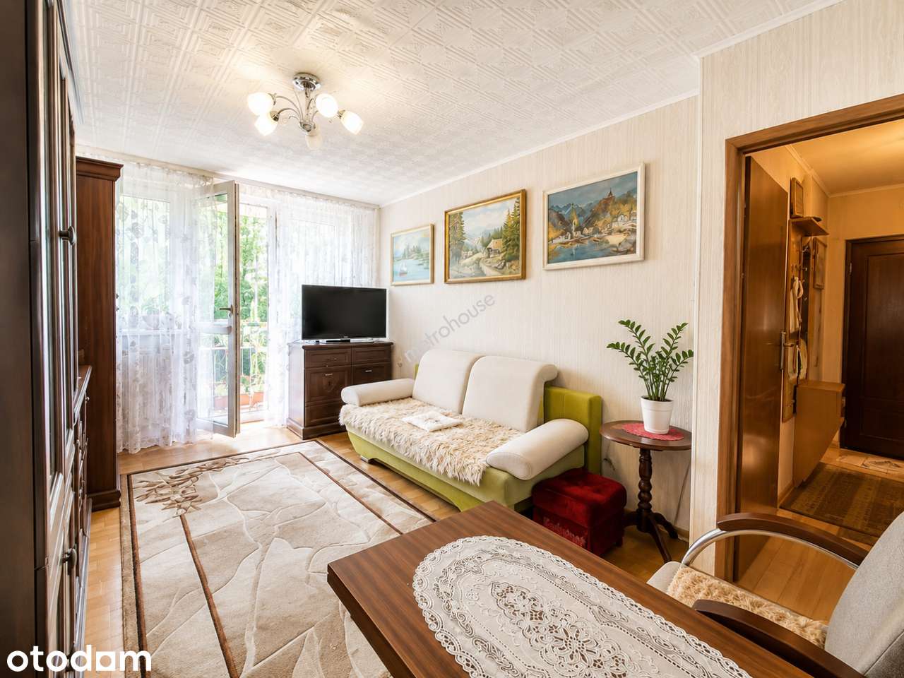 44,10 m² 1 piętro blisko centrum balkon