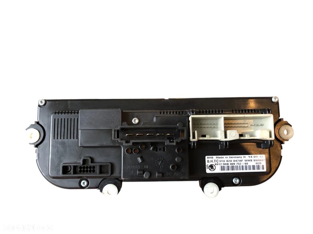 Panel Klimatyzacji Skoda Octavia II FL 1.6 TDI 3T0820047AF (2004 – 2013)- Gwarancja Wysyłka Montaż - 2