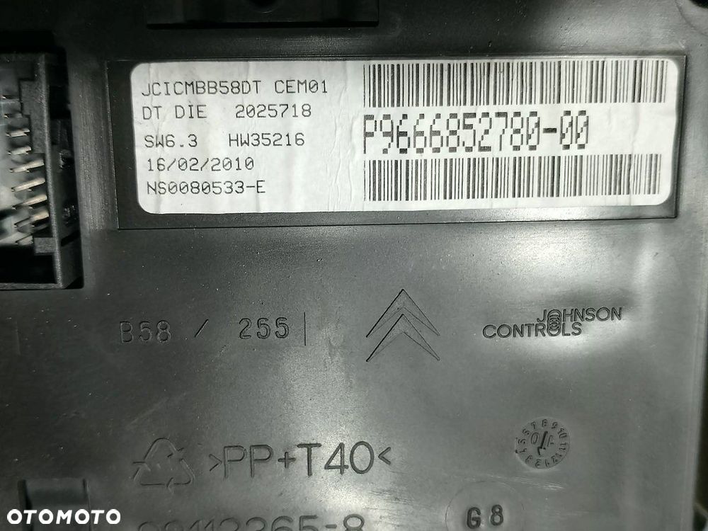 LICZNIK CITROEN C4 GRAND PICASSO P9666852780 2.0 HDI - 2