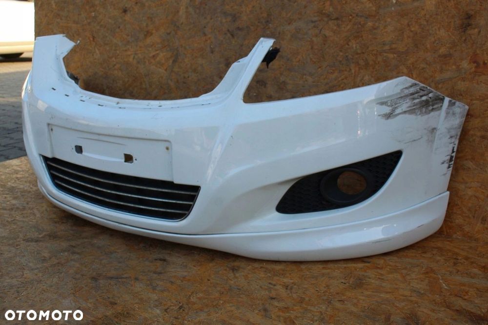 Zderzak przód przedni OPEL ZAFIRA B OPC oryginał 10U biały - 2