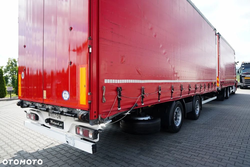 Mercedes-Benz ACTROS 2545 / ZESTAW TANDEM 120 M3 / PRZEJAZDOWY / FIRANKA - 7,4 M / BIG SPACE / WIELTON - 16