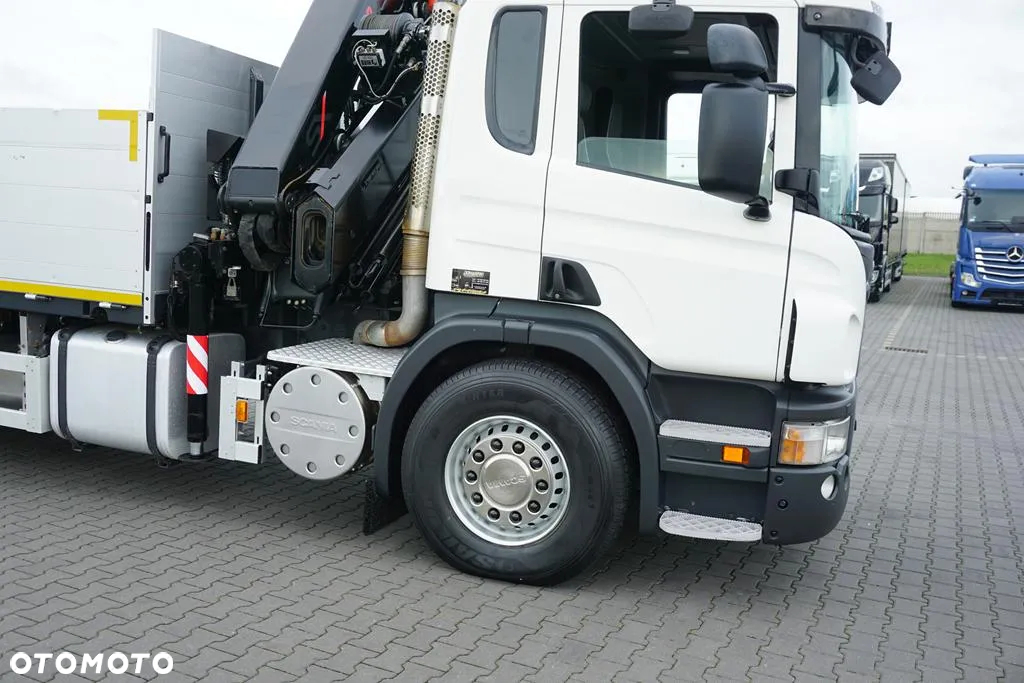 Scania P 320 / 6 X 2 / SKRZYNIOWY + HDS / HIAB 211 EP - 5 / OŚ SKRĘTNA   / WYS. 14 M - 35