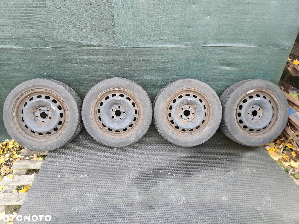 Kola Felgi 8E0601027D R16 5x112 7J ET42 Stalowe Opony Letnie 205/55 Audi A4 A6 VW Skoda Seat - 1