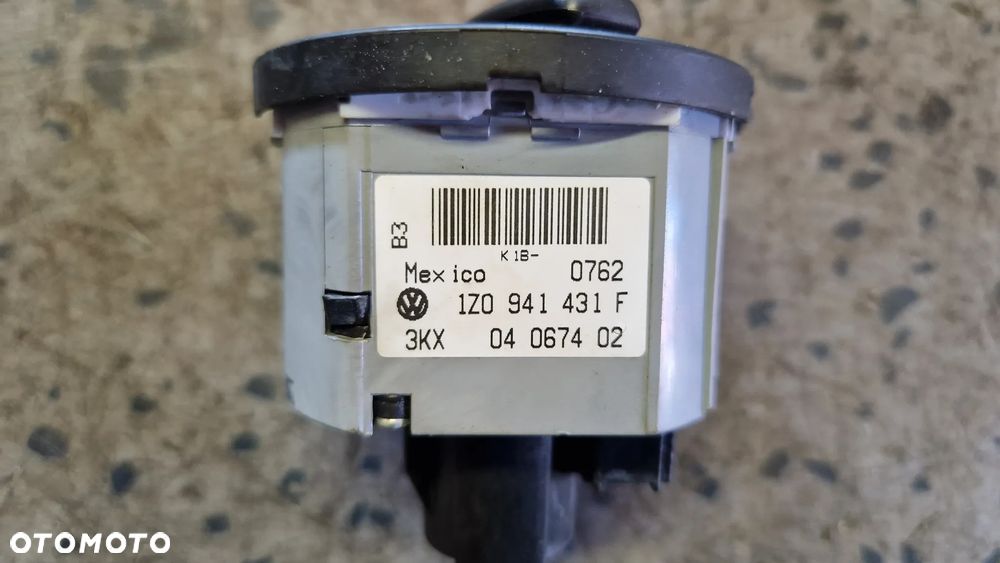 SKODA OCTAVIA II WŁĄCZNIK ŚWIATEŁ 1Z0941431F - 2