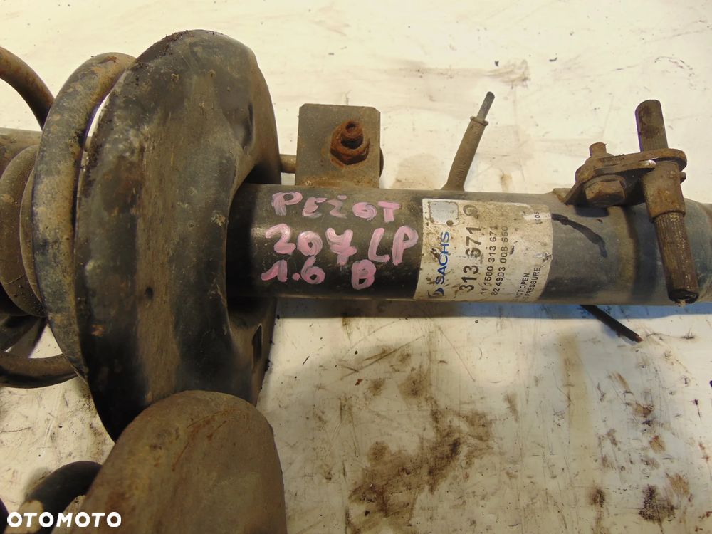 Amortyzatory peugeot 207 1,6 16 v cena sztuka - 1