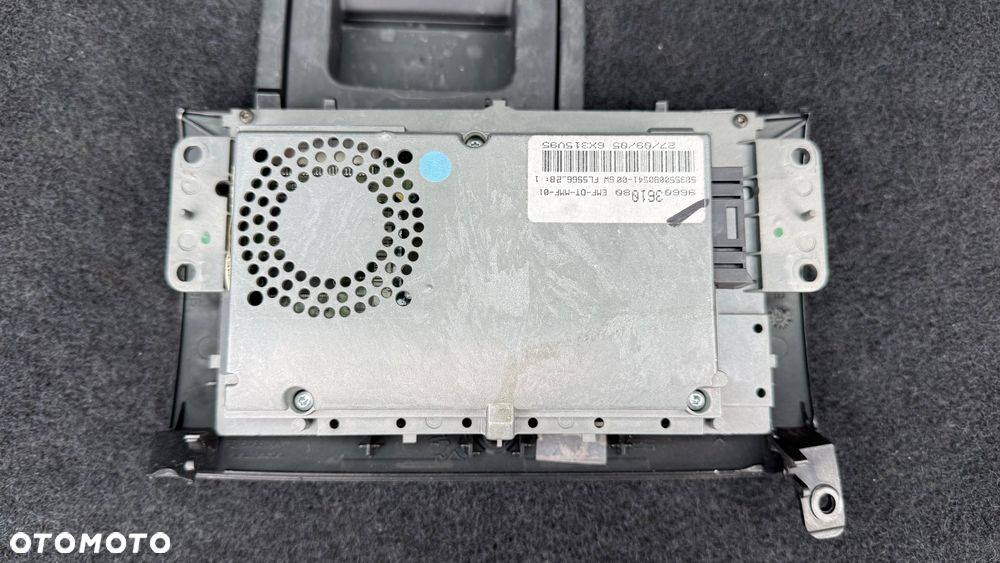 REZERWACJA RADIO NAWIGACJA MP3 WYŚWIETLACZ PEUGEOT 407 96601833YW 9660361080 - 11