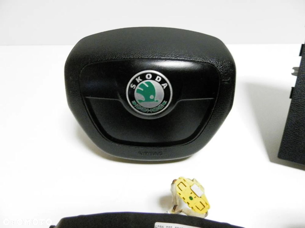 AIRBAG PODUSZKA SKODA FABIA II ROOMSTER KOMPLET EUROPA KIEROWCA PASAZER - 2