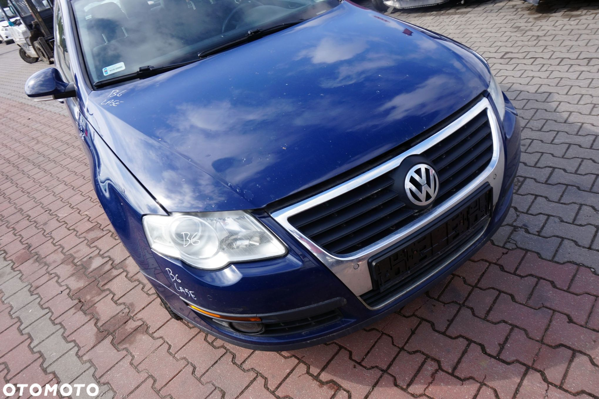 MASKA ZDERZAK BŁOTNIKI LAMPY PASSAT B6 LA5E PDC VOLKSWAGEN 2005-2010 GRANATOWY PRZÓD KOMPLETNY - 3