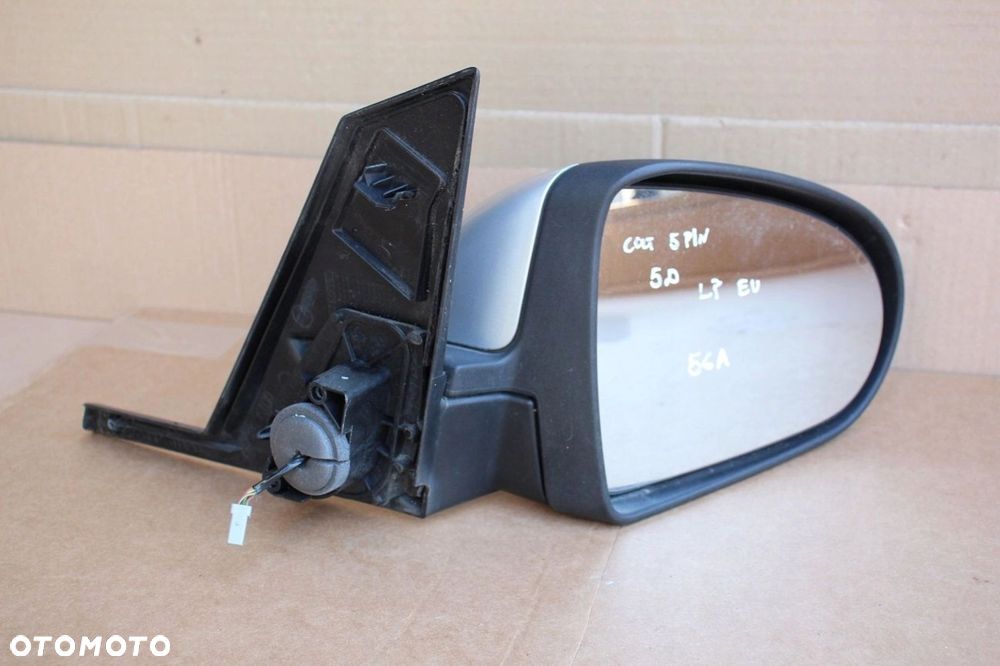 Lusterko PRAWE MITSUBISHI COLT Z30 VI LIFT kolor 56A srebrne 5 pinów - 3