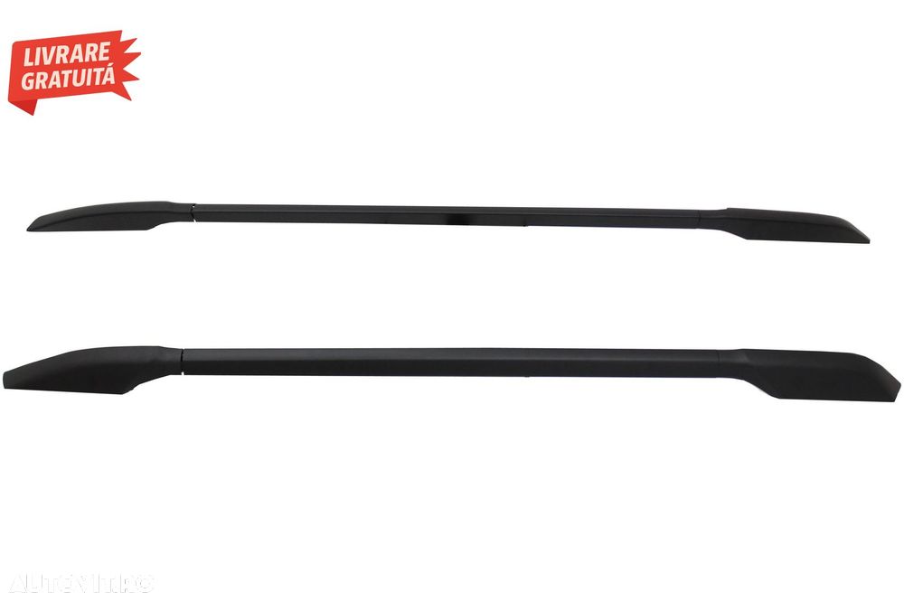 Bare Verticale Toyota Land Cruiser Prado J150 (2009+) Negru Mat- livrare gratuita - 3