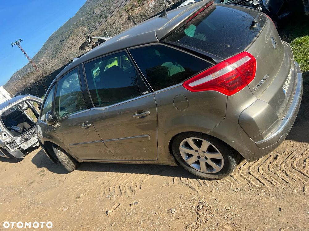 CITROEN C4 PICASSO EXCLUSIVE FOTELE TAPICERKA PRZÓD TYŁ JASNY WELUR - 1