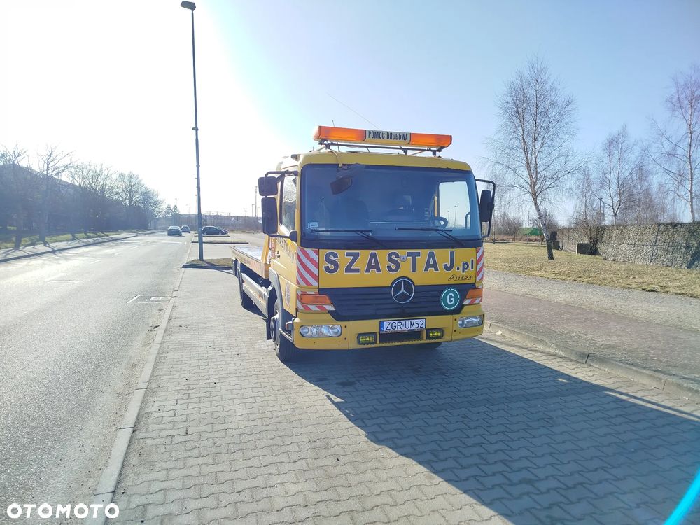 Mercedes-Benz Pomoc Drogowa Lawet Mercedes 917 Hydrauliczna Opuszczana Platforma Wciągarka Widelec Pilot - 29