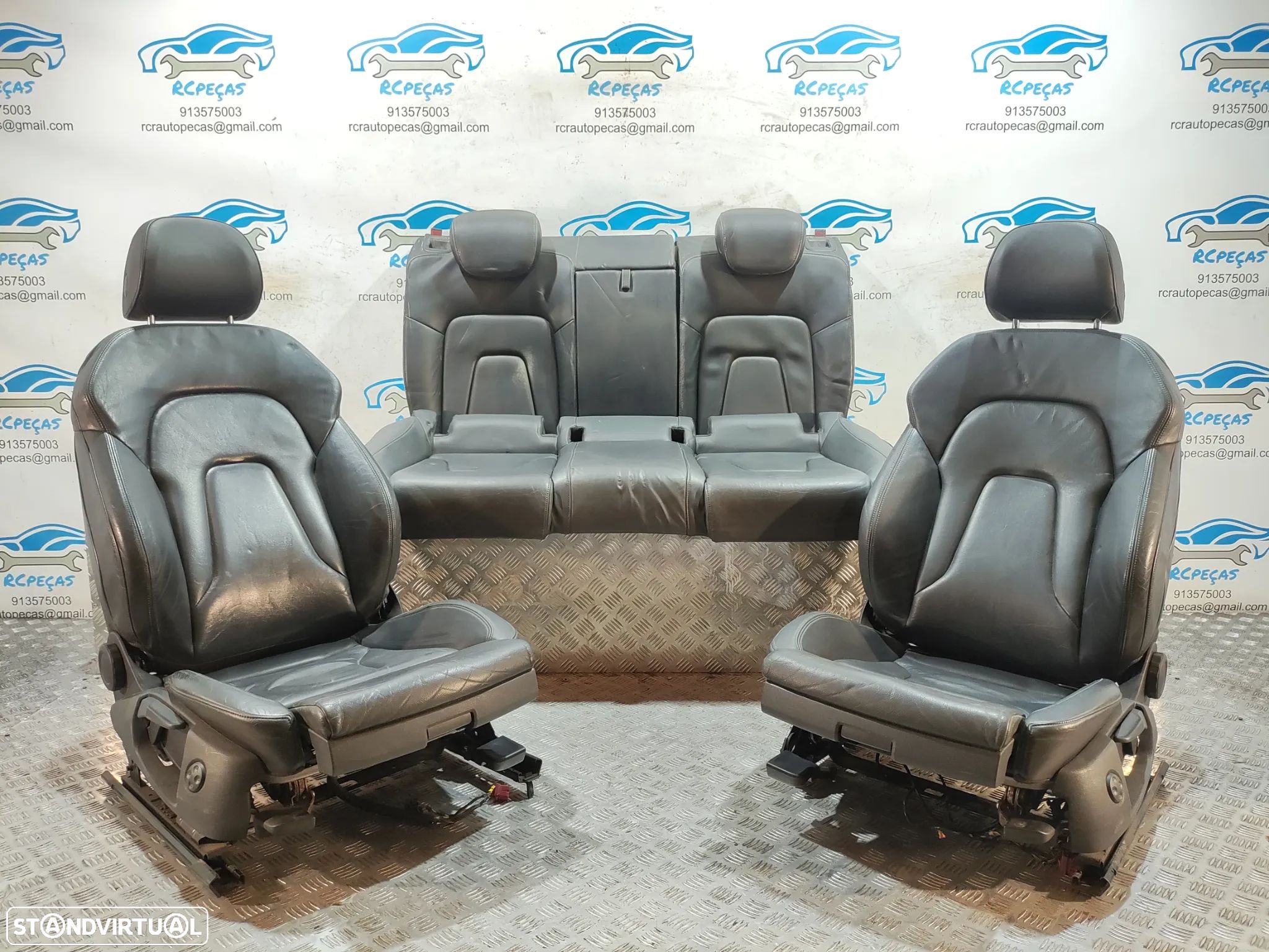Conjunto Bancos Pele Audi A5 8T 8T3 Coupe S Line S-Line 3 Portas eléctricos - 1
