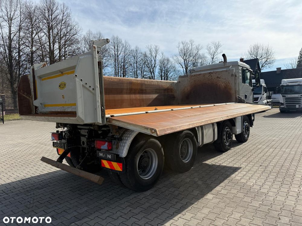 MAN 35.460 TGS wywrotka 8x4, 3-str. MEILLER, BORDMATIC, 302 t.km., TOP! - 2