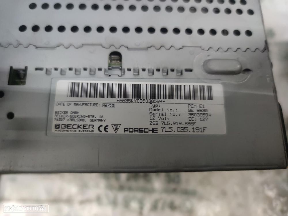 SISTEMA AUDIO / RADIO CD PORSCHE CAYENNE 2003 - 1