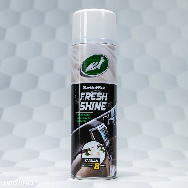 Spray curatare bord Turtle Wax Cockpit Fresh Shine Vanilla 500ml pt. elemente plastic, cu parfum de lunga durata FG7740 GL - 4